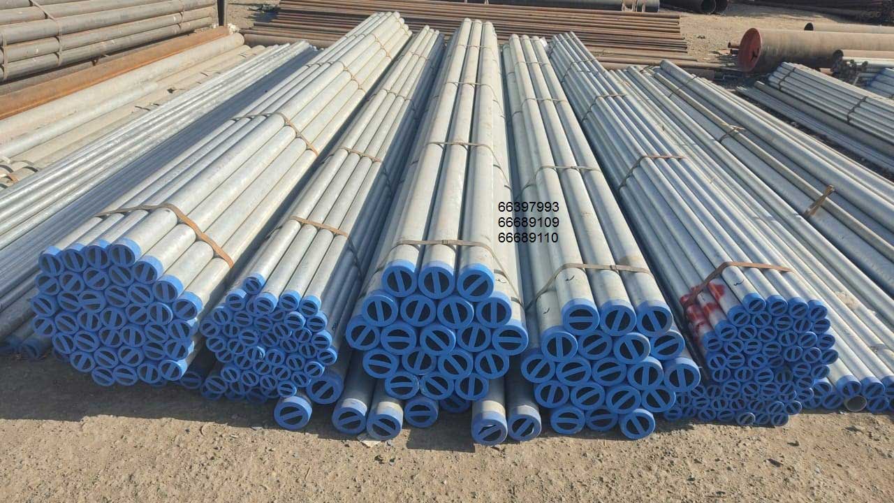 استفاده از درپوش پلاستیکی برای محافظت از لوله گالوانیزه