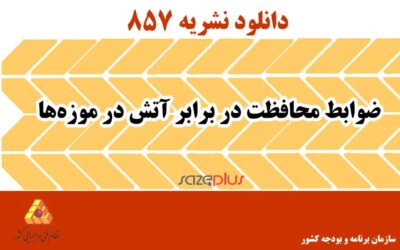 نشریه ۸۵۷ ضوابط محافظت در برابر آتش در موزهها