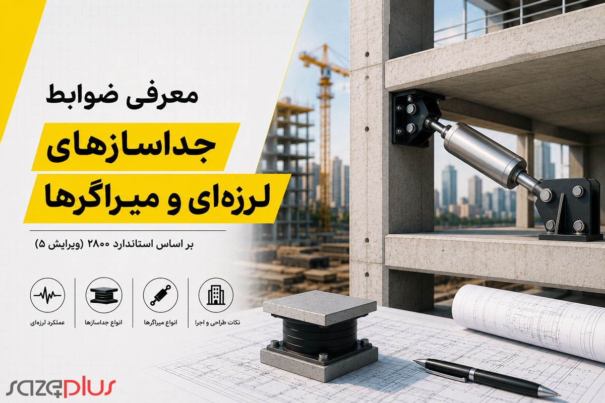 معرفی ضوابط جداسازهای لرزه‌ای و میراگرها در ویرایش پنجم استاندارد ۲۸۰۰