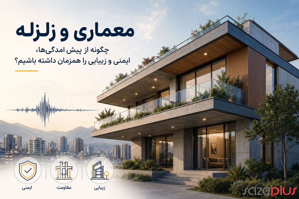و زلزله چگونه از پیش‌آمدگی‌ها و طره‌های بزرگ اجتناب کنیم؟ با رویکرد ویرایش پنجم استاندارد ۲۸۰۰
