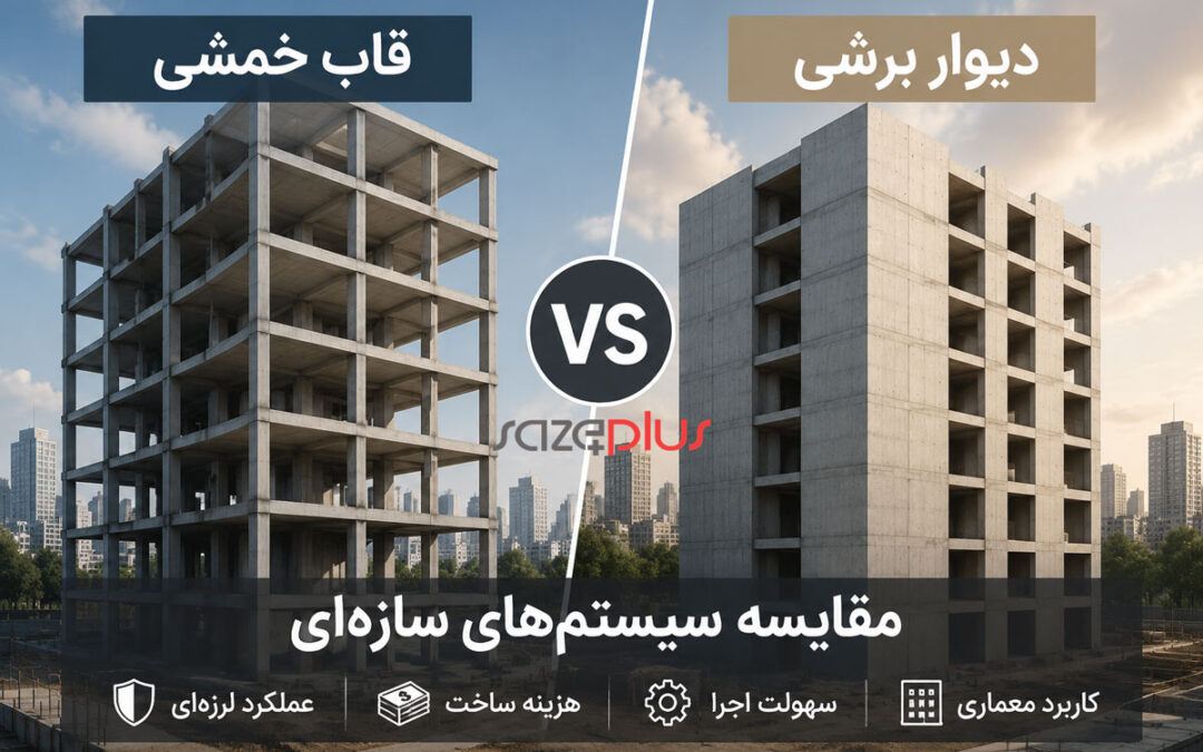 قاب خمشی یا دیوار برشی؟ مقایسه سیستم‌های دوگانه در استاندارد ۲۸۰۰ ویرایش ۵