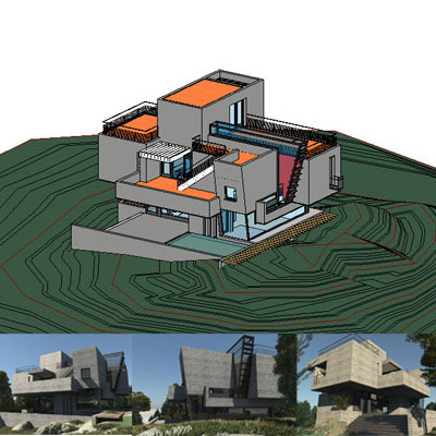 فایل Revit خانه ویلایی خاص