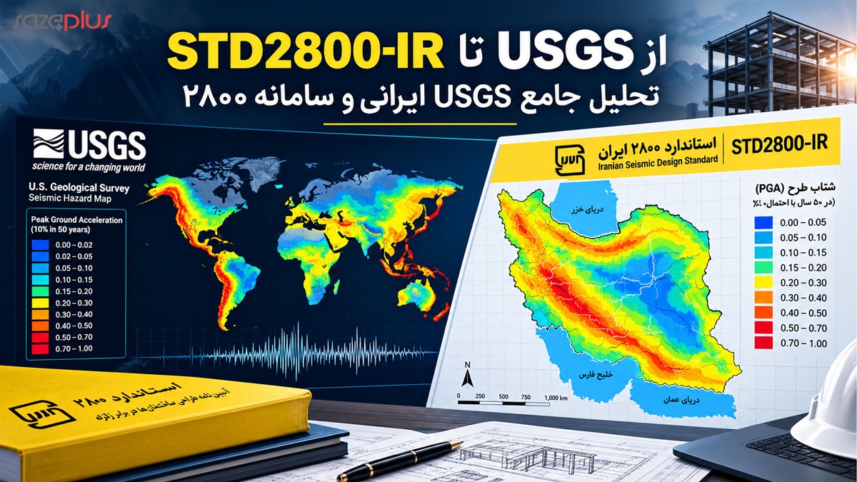 از USGS تا std2800.ir: تحلیل جامع «USGS ایرانی» و سامانه برداشت دادههای شتاب طیفی 1 USGS ایرانی