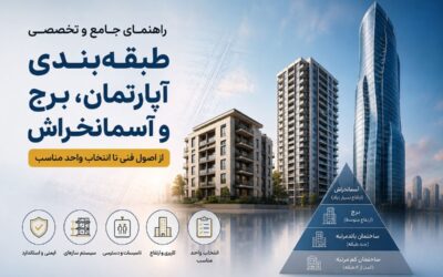 راهنمای جامع و تخصصی طبقه‌ بندی آپارتمان، برج و آسمانخراش (از اصول فنی تا انتخاب واحد مناسب)