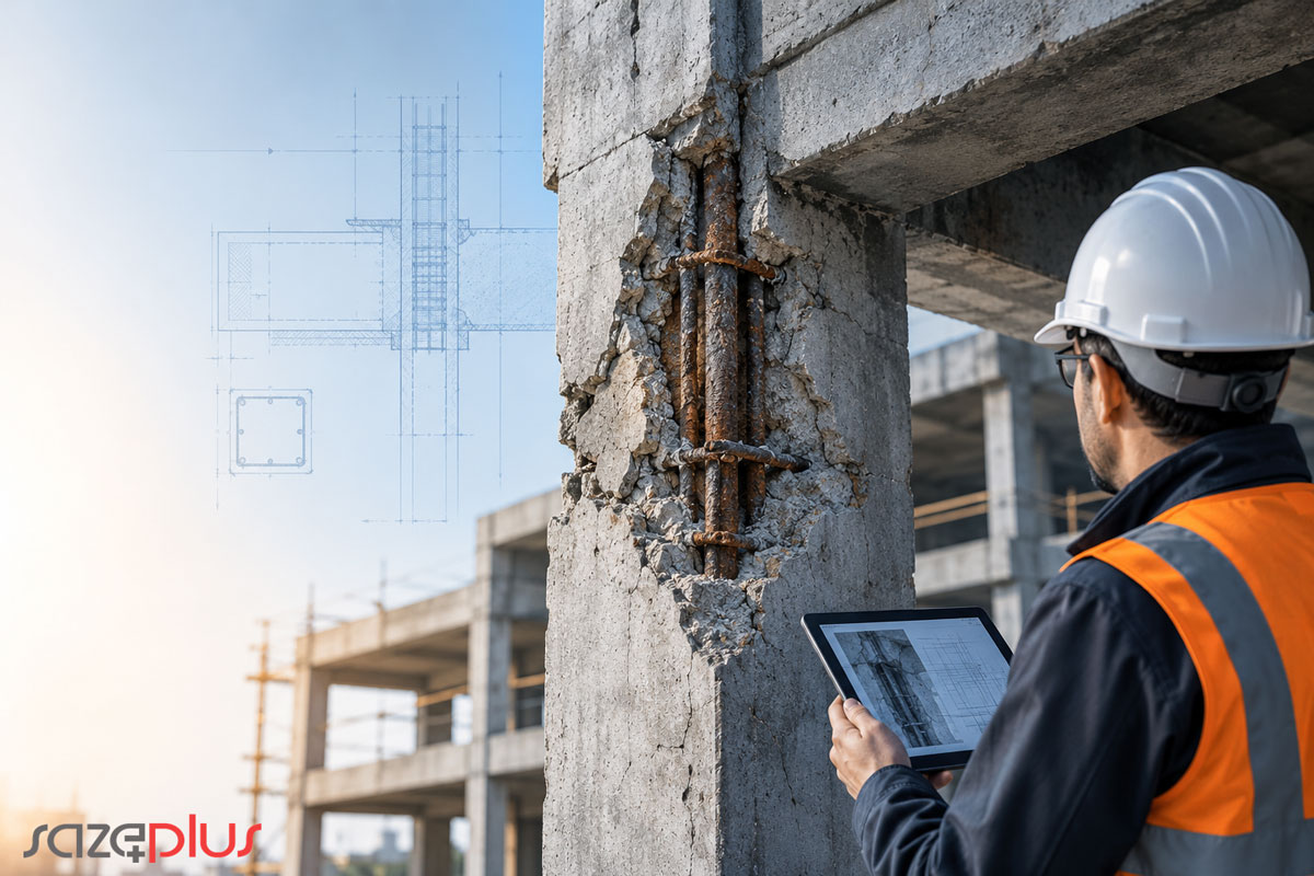 ACI 562-25 چیست؟ راهنمای جامع ارزیابی، تعمیر و مقاوم‌سازی سازه‌های بتنی موجود